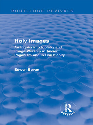 cover image of Holy Images (Routledge Revivals)